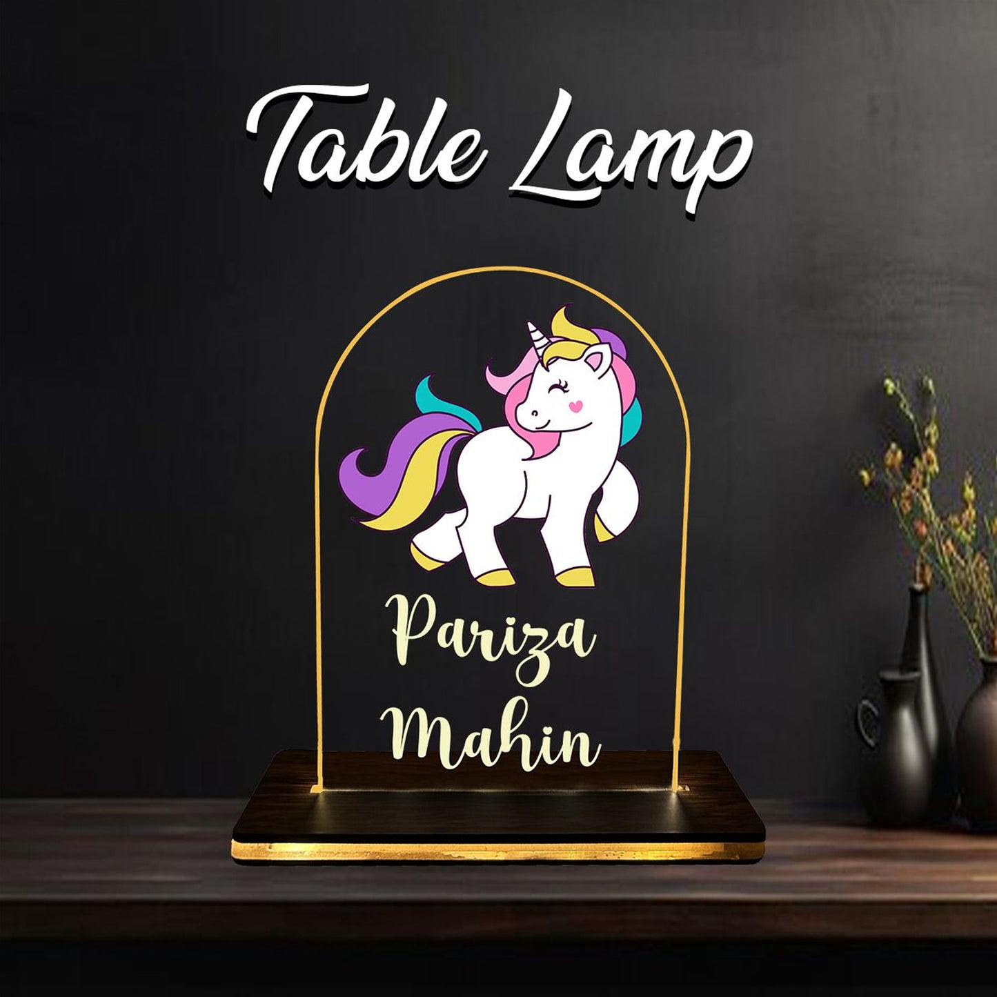 Landscape LED Acrylic Table Frame