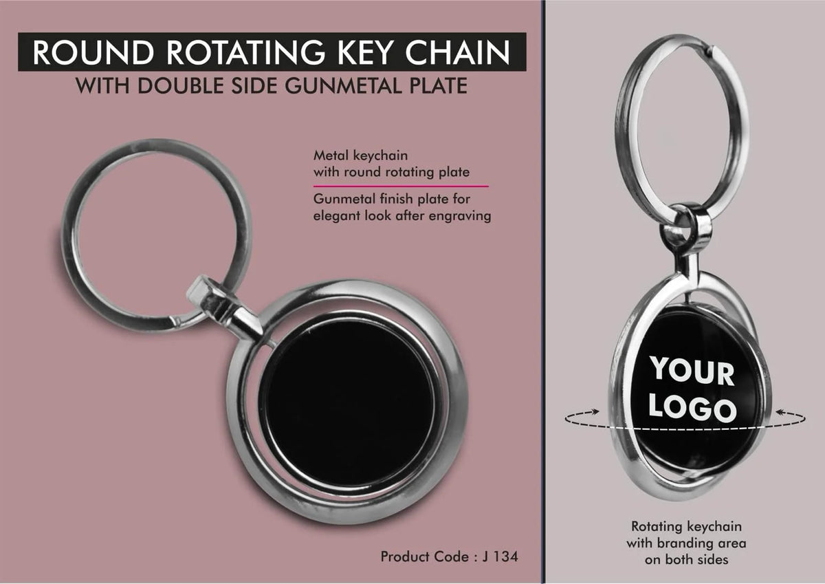 One Keychain Round Metal keychain Round – QuirkyGifts