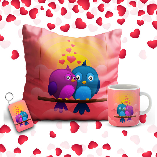 Birds in Love printed Gift Combo