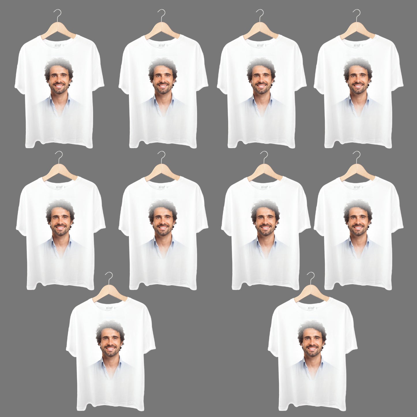 Customized Polyester T-shirt (Pack of 10)