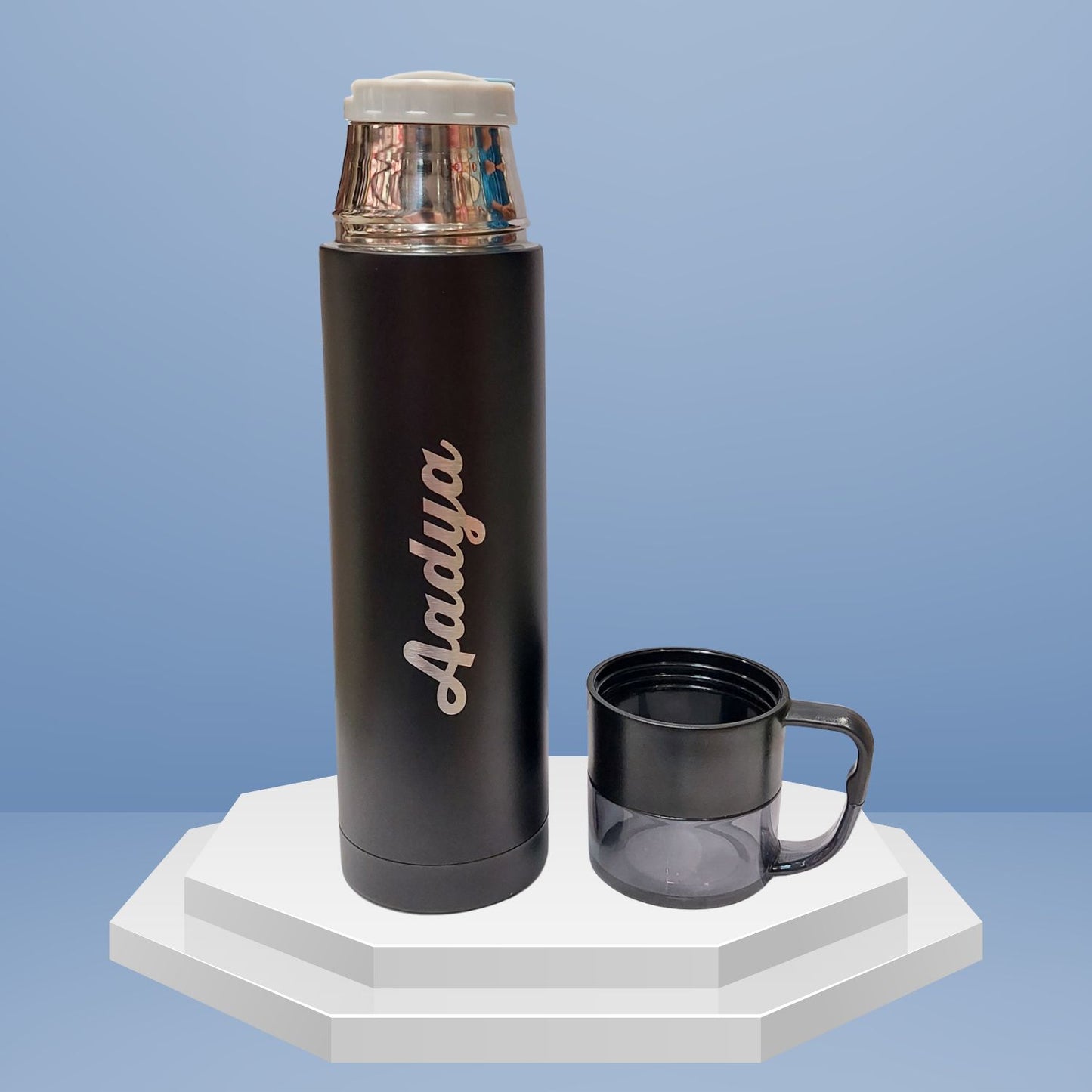 Personalized Name Bottle with cup - 500 ml
