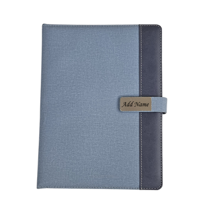 Personalized Name B5 size Notebook | Blue