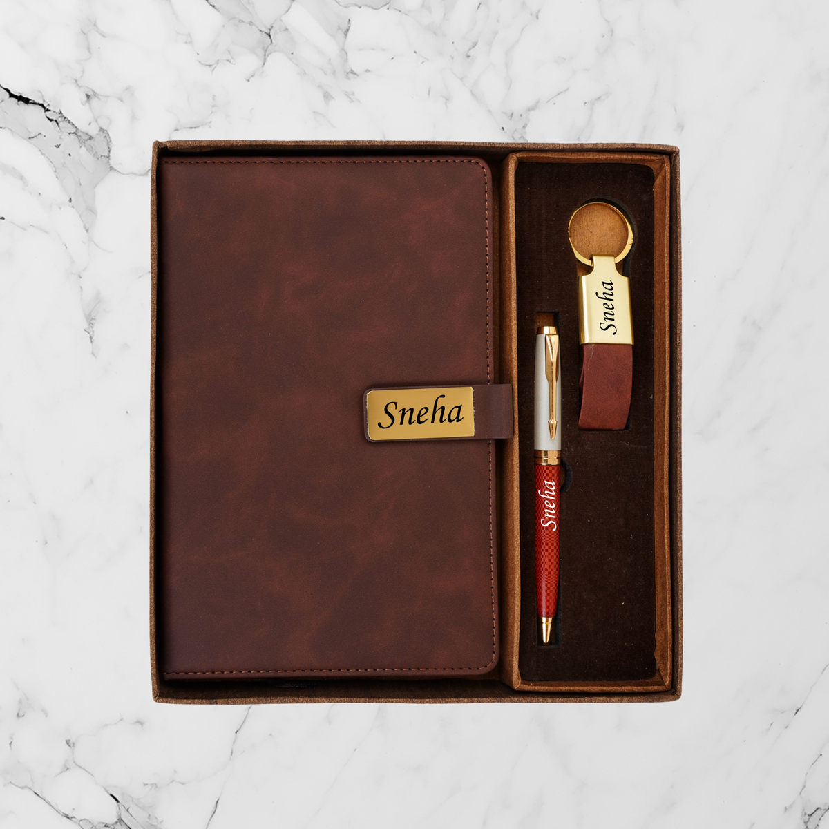 Set of 3 gift set | Brown