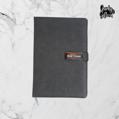 Personalized A5 Notebook | Grey