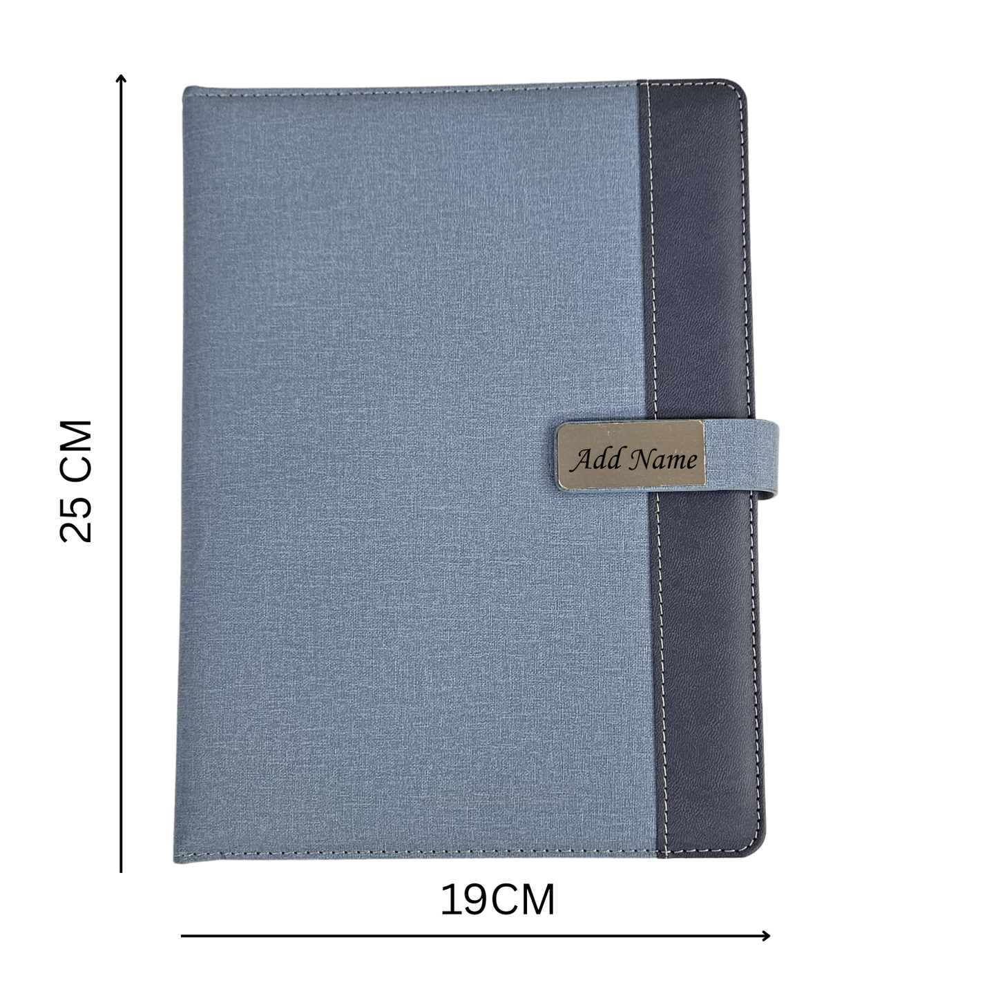 Personalized Name B5 size Notebook | Blue