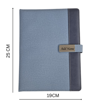 Personalized Name B5 size Notebook | Blue