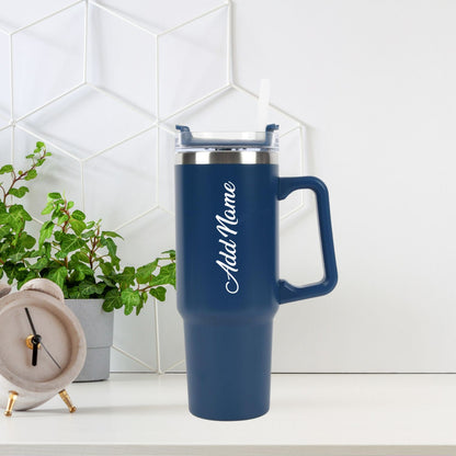 Personalized Stainless Steel with Handle