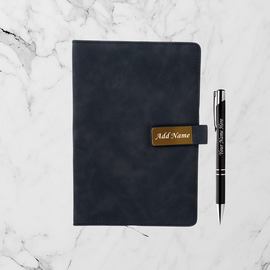Personalized Diary & Pen set | Black