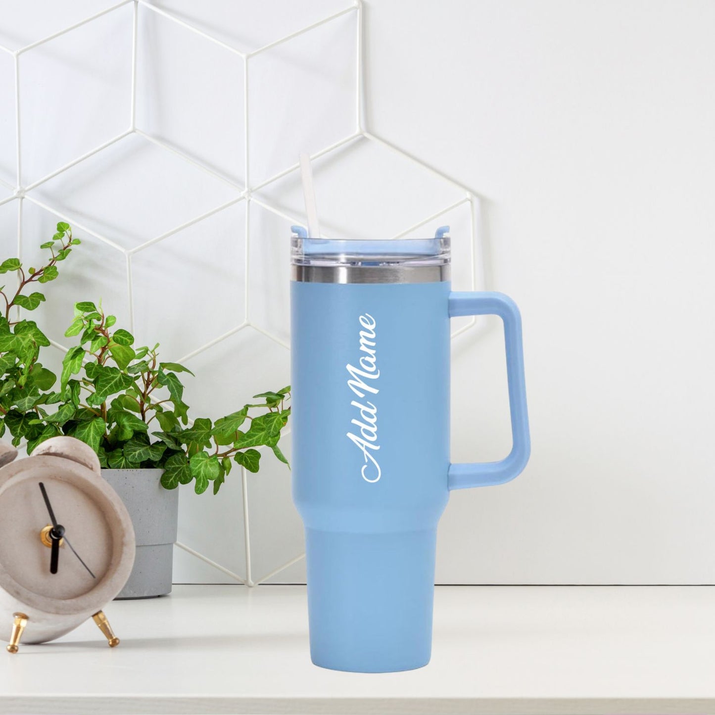 Personalized Stainless Steel with Handle