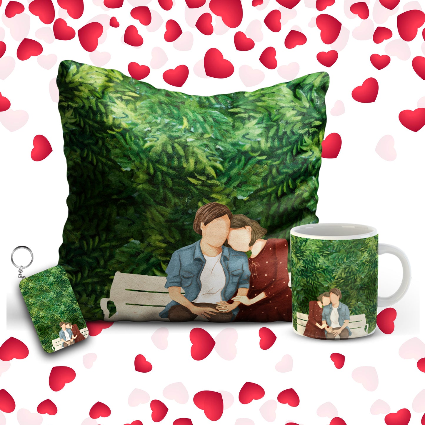 Cute Couple printed Gift Combo