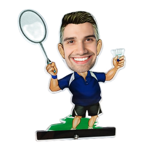 Badminton Player  Caricature | AC05