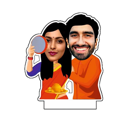 Karwa Chauth Caricature | KC-04