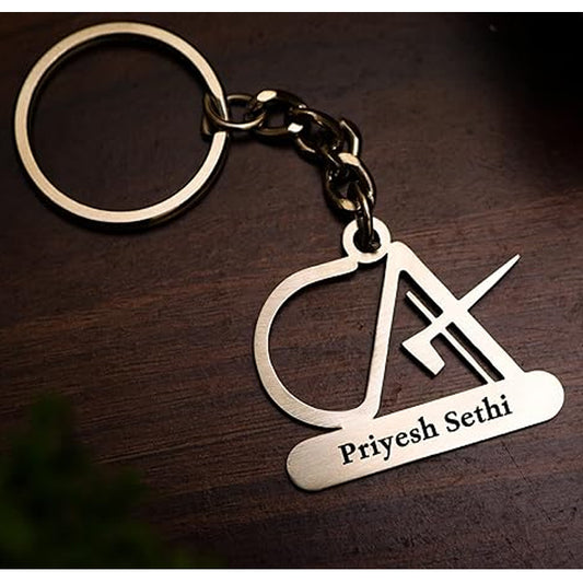 Stainless Steel CA Keychain