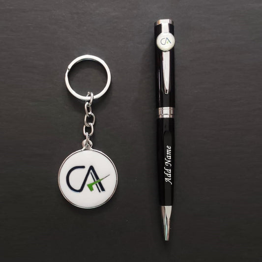 Customized CA Pen And Keychain Set