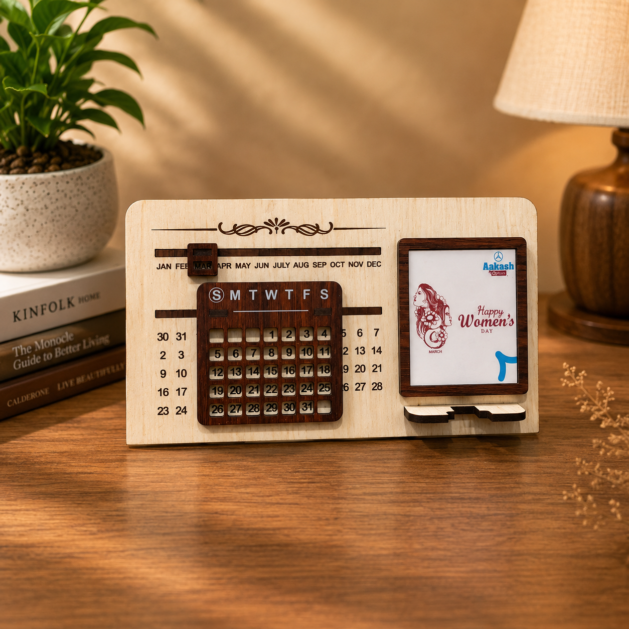 2 in 1 Calendar & Mobile stand frame