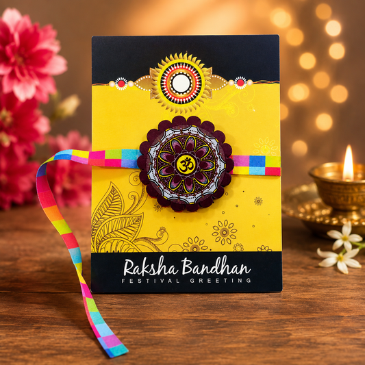 Rakhi for Raksha Bandhan | Om Printed Rakhi