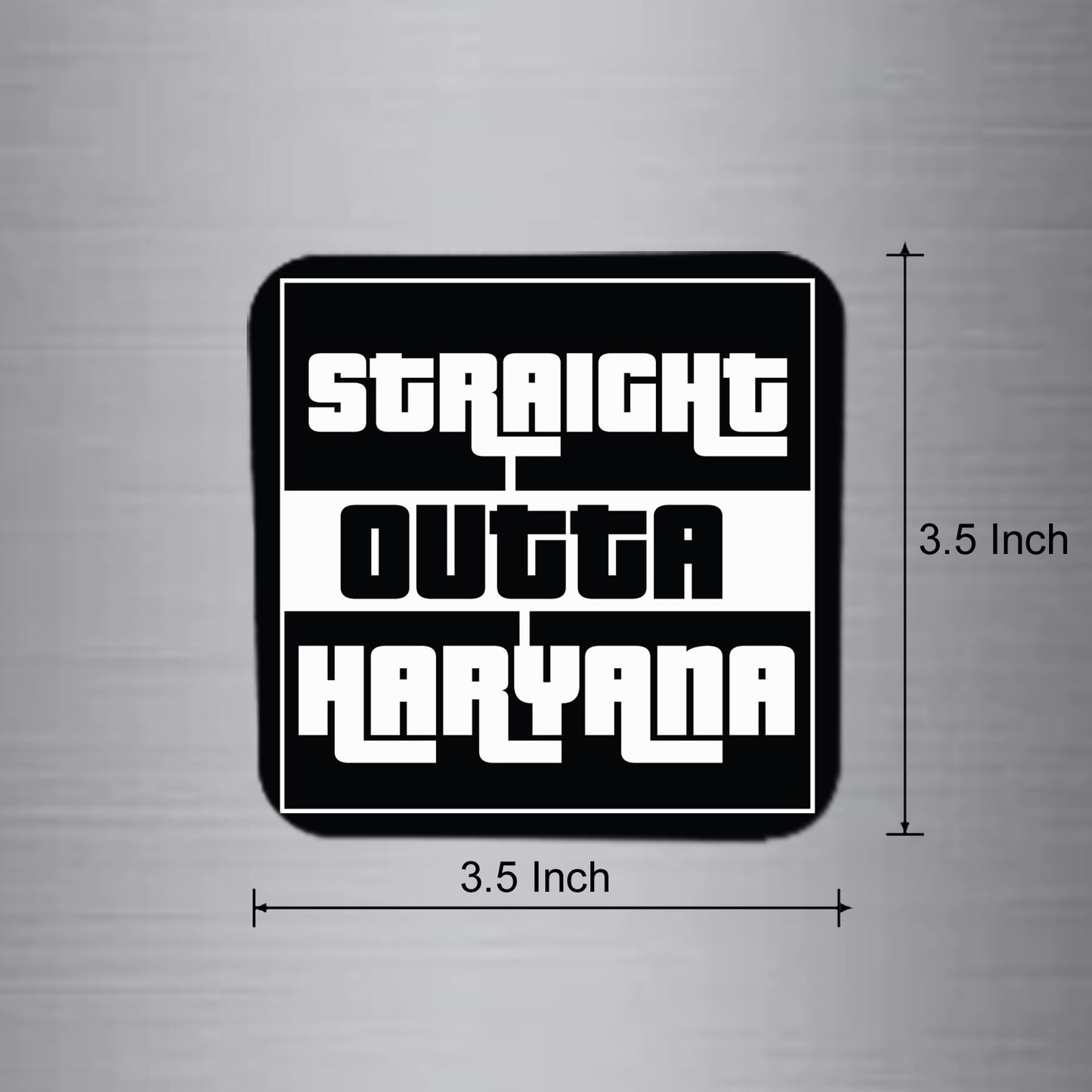 Fridge Magnet | Straight Outta Haryana - FM087