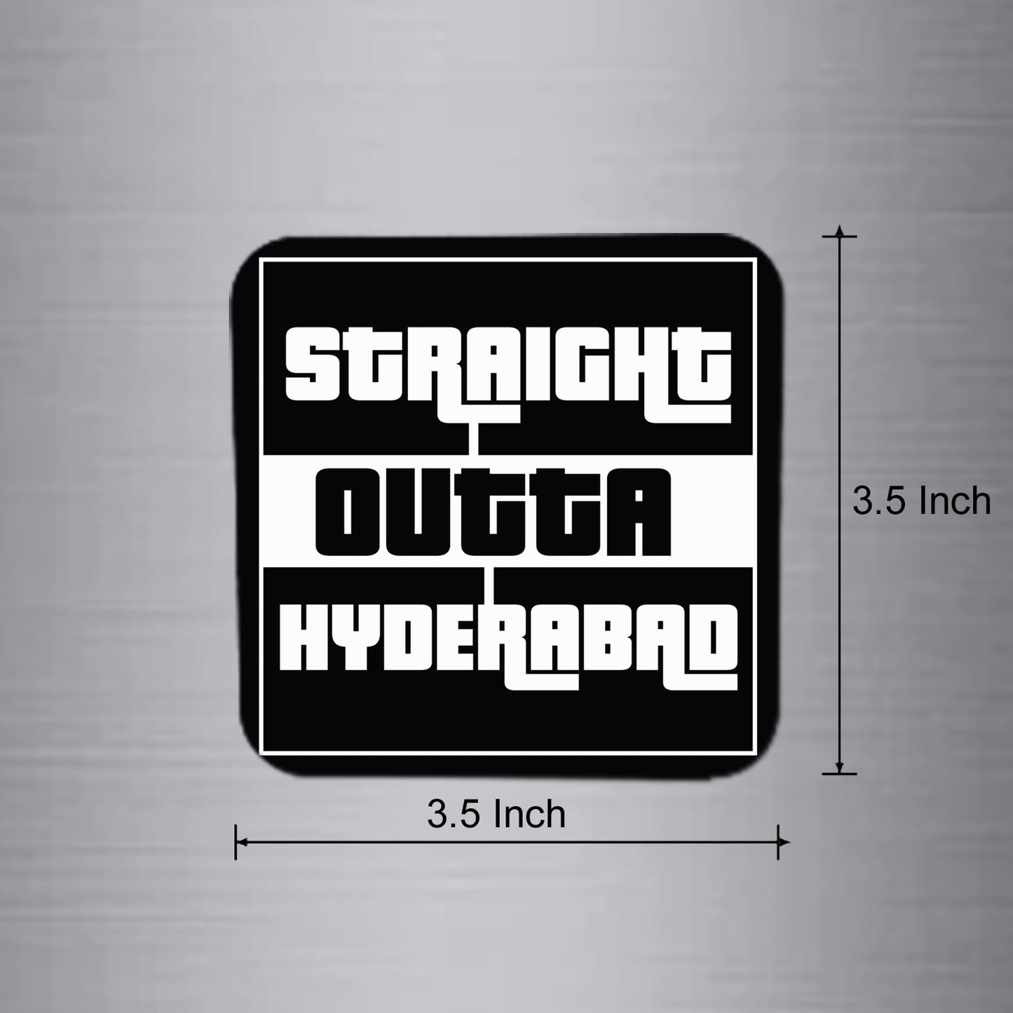 Fridge Magnet | Straight Outta Hyderabad - FM083