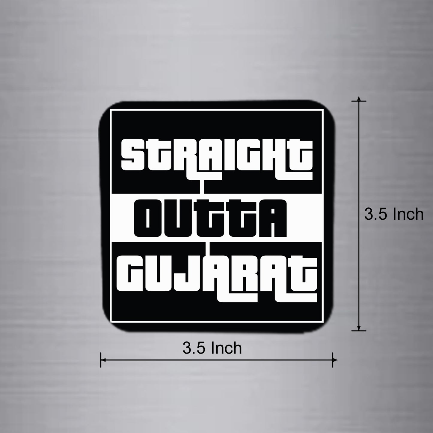 Fridge Magnet | Straight Outta Gujarat - FM080