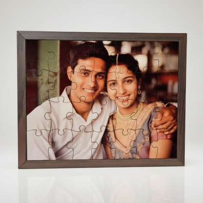 Personalized Rectangular Puzzle Frame