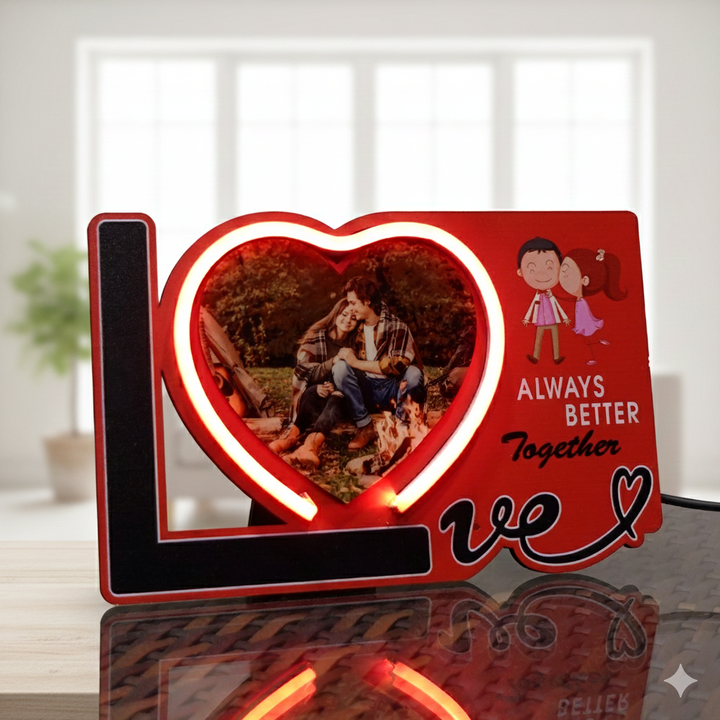 Love Neon Table Frame