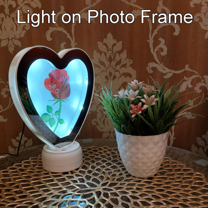 Personalized Magic Mirror Heart Shape Frame