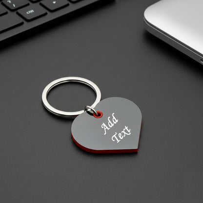 Customize Key Chain Heart Shape