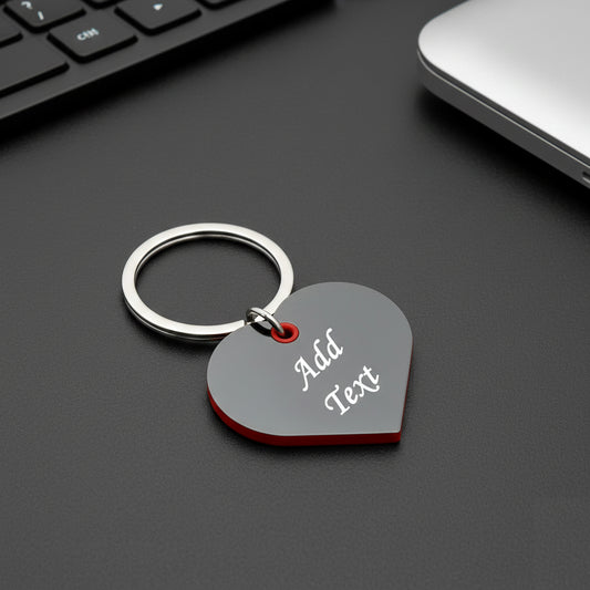Customize Key Chain Heart Shape