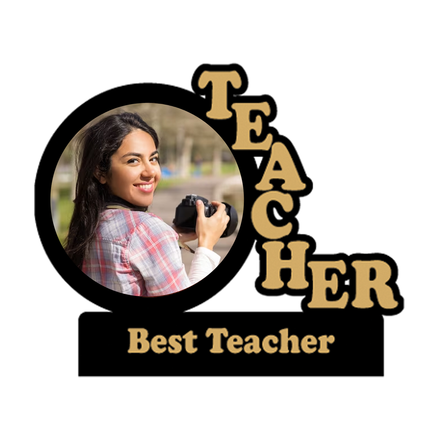 Best Teacher Table Frame | 11x9 inches