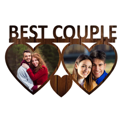 Best Couple Wall Frame | 12x8 inches