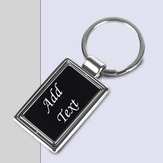 Metal Rotating Keychain Rectangle