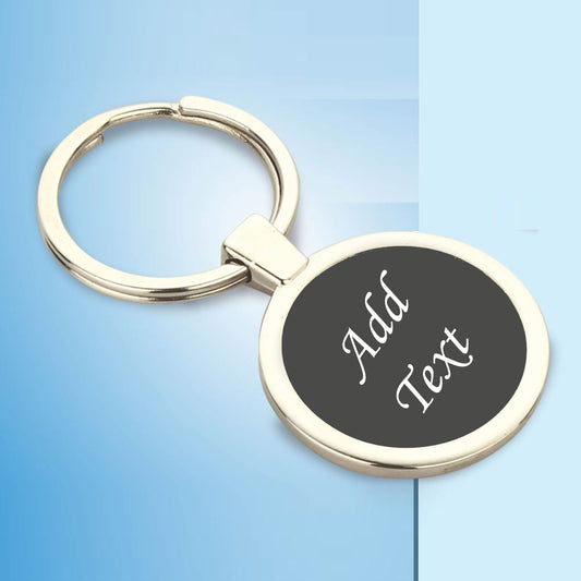 Metal Keychain Round