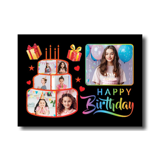 LED Backlight Happy Birthday Frame | LB-5