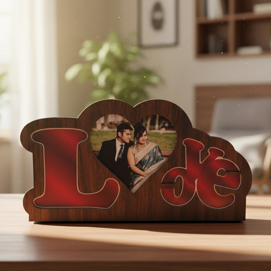Personalized Love LED table frame