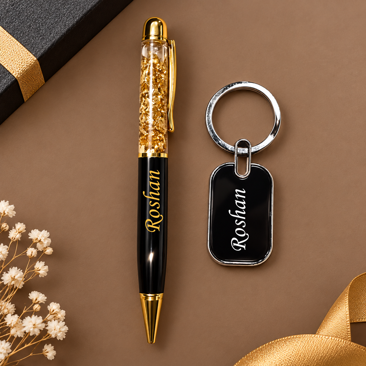 Personalized Pen & Keychain Combo | C08