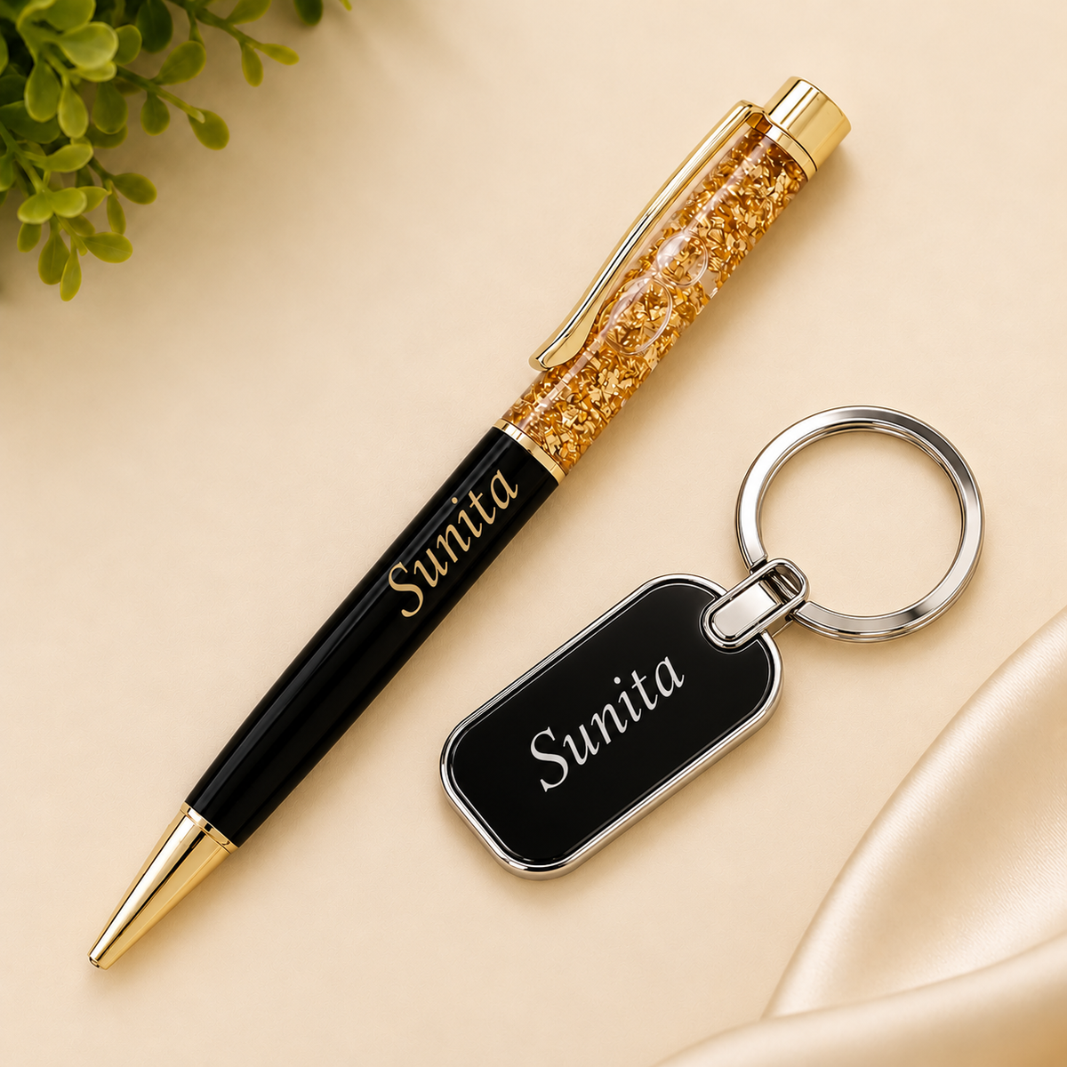 Personalized Pen & Keychain Combo | C08