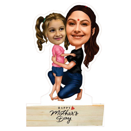 Personalized Caricature For Mother | M02
