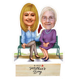 Personalized Caricature For Mother | M09
