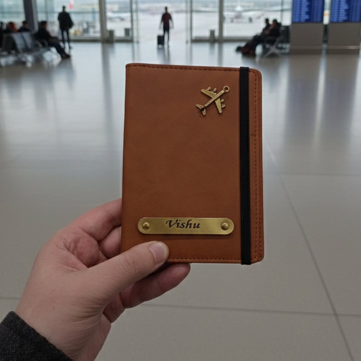 Personalized Passport Cover | Tan
