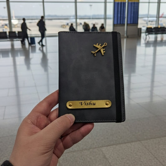 Personalized Passport Cover | Black