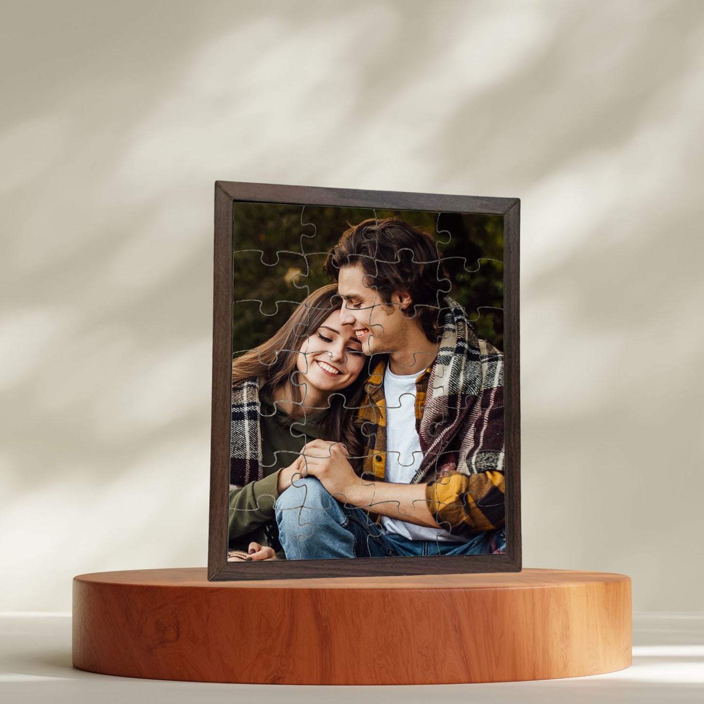 Personalized Rectangular Puzzle Frame