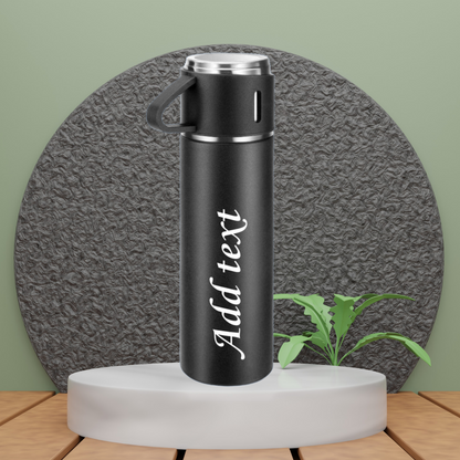 Personalized Vacuum Flask Bottle Set