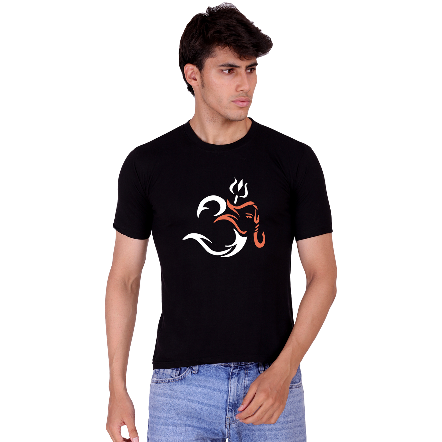 Ganesh Print Cotton T-shirt