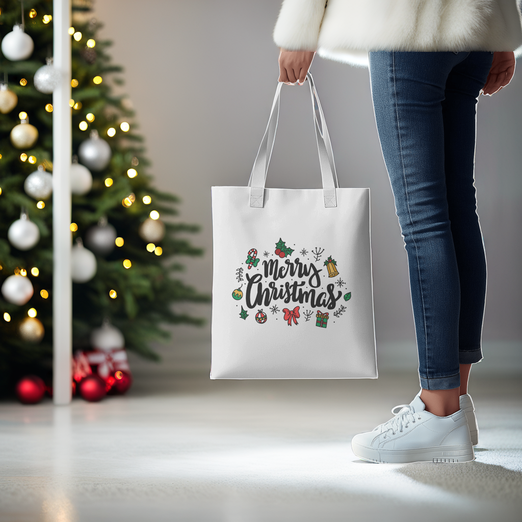 Merry Christmas Tote Bag