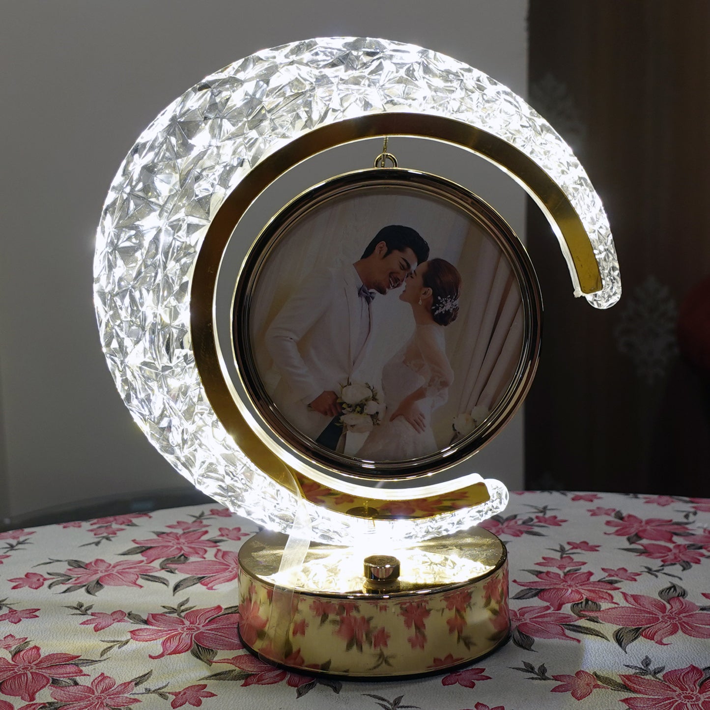 Crystal Moon Lamp