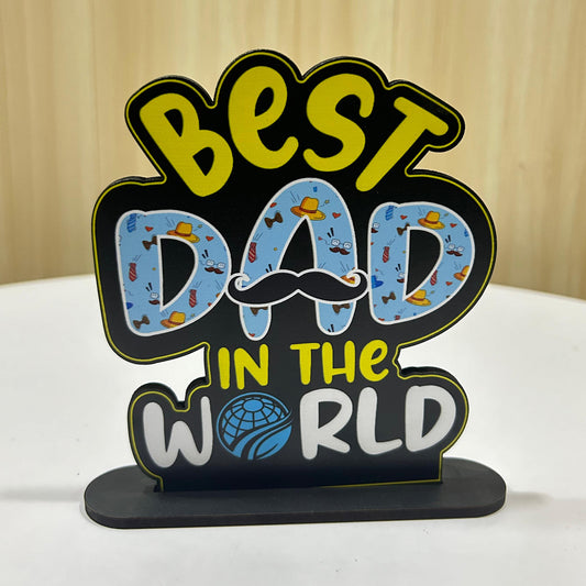 Best dad in the world Table frame