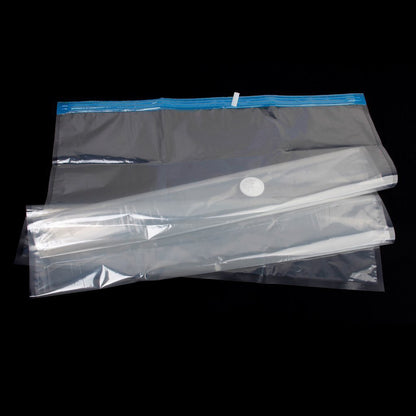 Vacuum Seal Clothes Storage Organizer Bag 3 Different Size with 1 Hand Pump 100X80cm, 80X60cm, 60X50cm