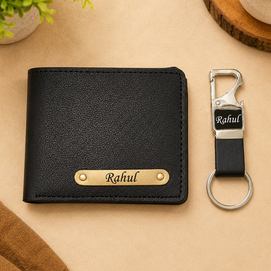 Personalized Black Wallet (Men's)