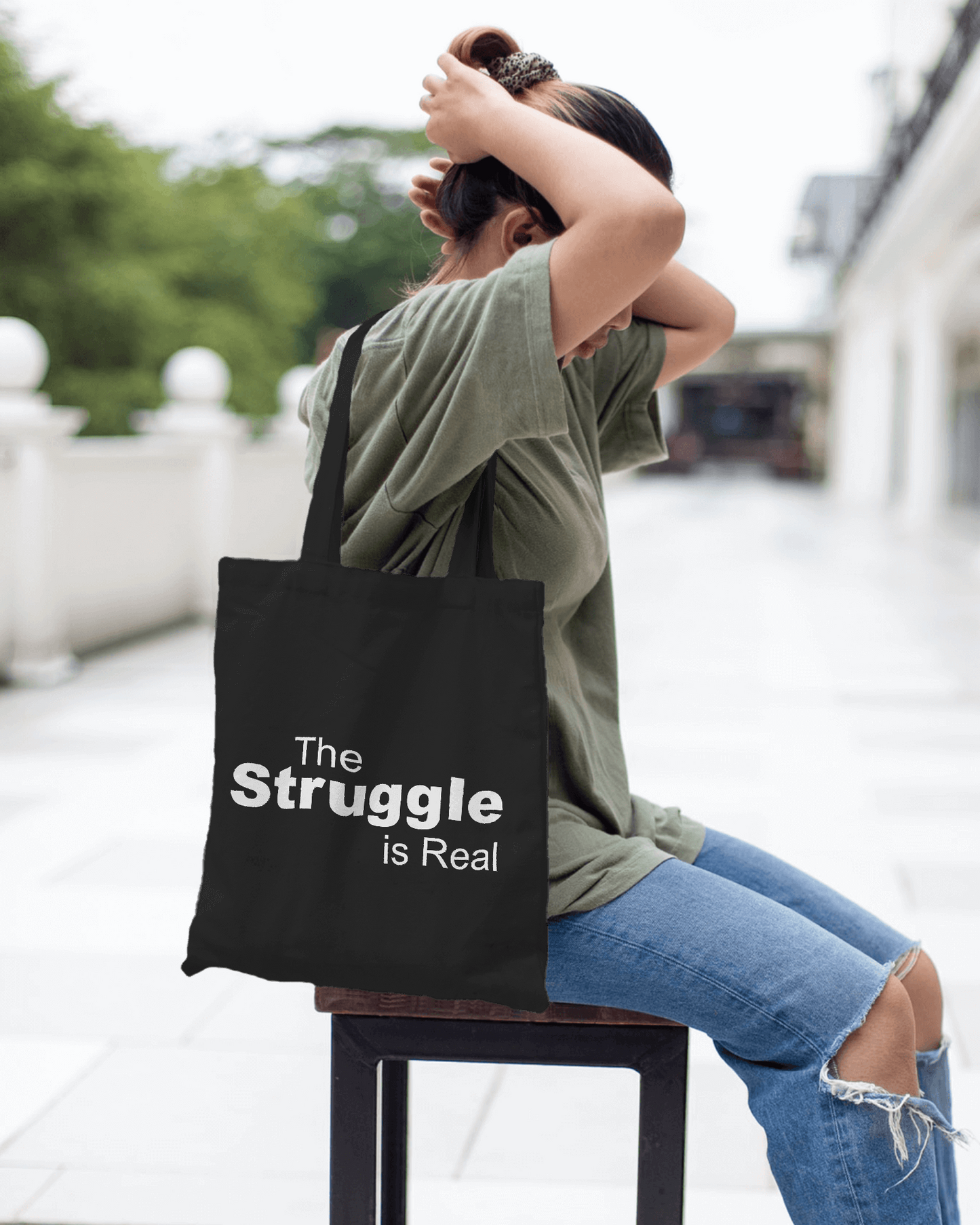 Quirky Shopping Tote Bag | Tote011