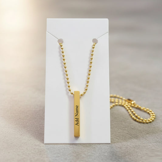 Customized Bar Pendant | GOLDEN